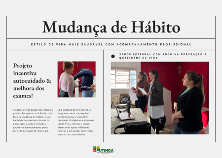 Emagrecer com Saúde chega para transformar hábitos em Putinga.