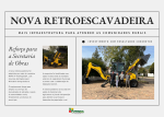 Putinga recebe nova retroescavadeira para reforçar serviços no interior